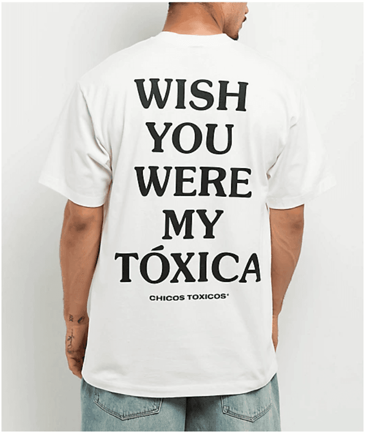 Wish You Were My Toxica White Tee
